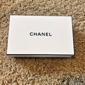 CHANEL Authentic Chanel Empty Gift Box New Condition 9.5"X5.5"X3" Black White